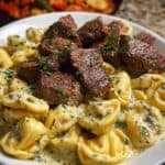 Garlic Steak Cheese Filled
