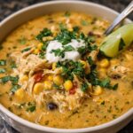 Green Chile Chicken Enchilada