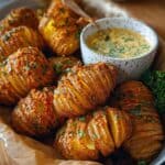 Hasselback Potatoes Cajun Dip