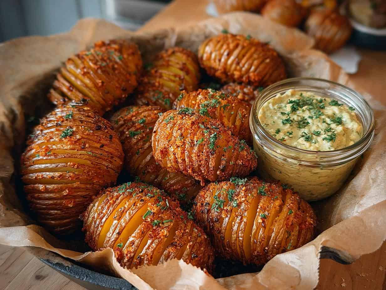 Hasselback Potatoes Cajun Dip: A Flavorful Delight - Hasselback Potatoes Cajun Dip - additional detail