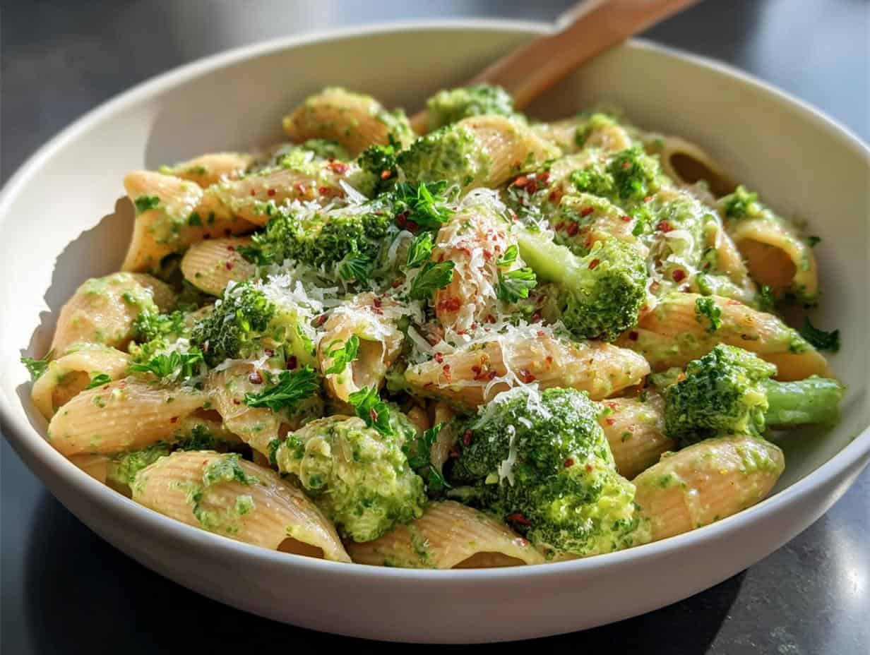 Healthy Broccoli Pasta: Your 1 Nutritious Meal - Healthy Broccoli Pasta Nutritious - final plated dish