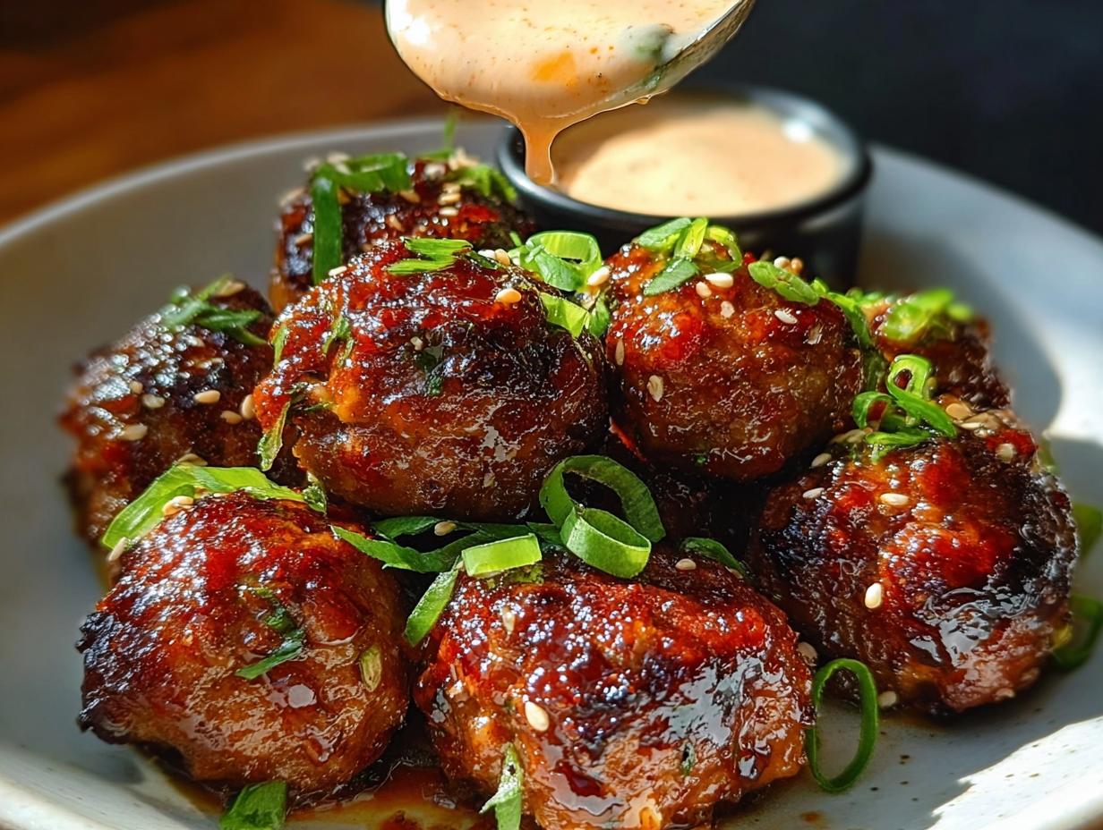Spicy Korean BBQ Meatballs: Your New Favorite - Korean Bbq Meatballs Spicy - additional detail