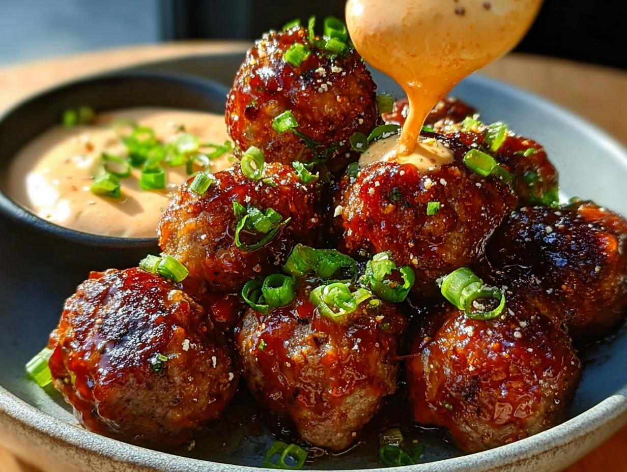 Korean Bbq Meatballs Spicy