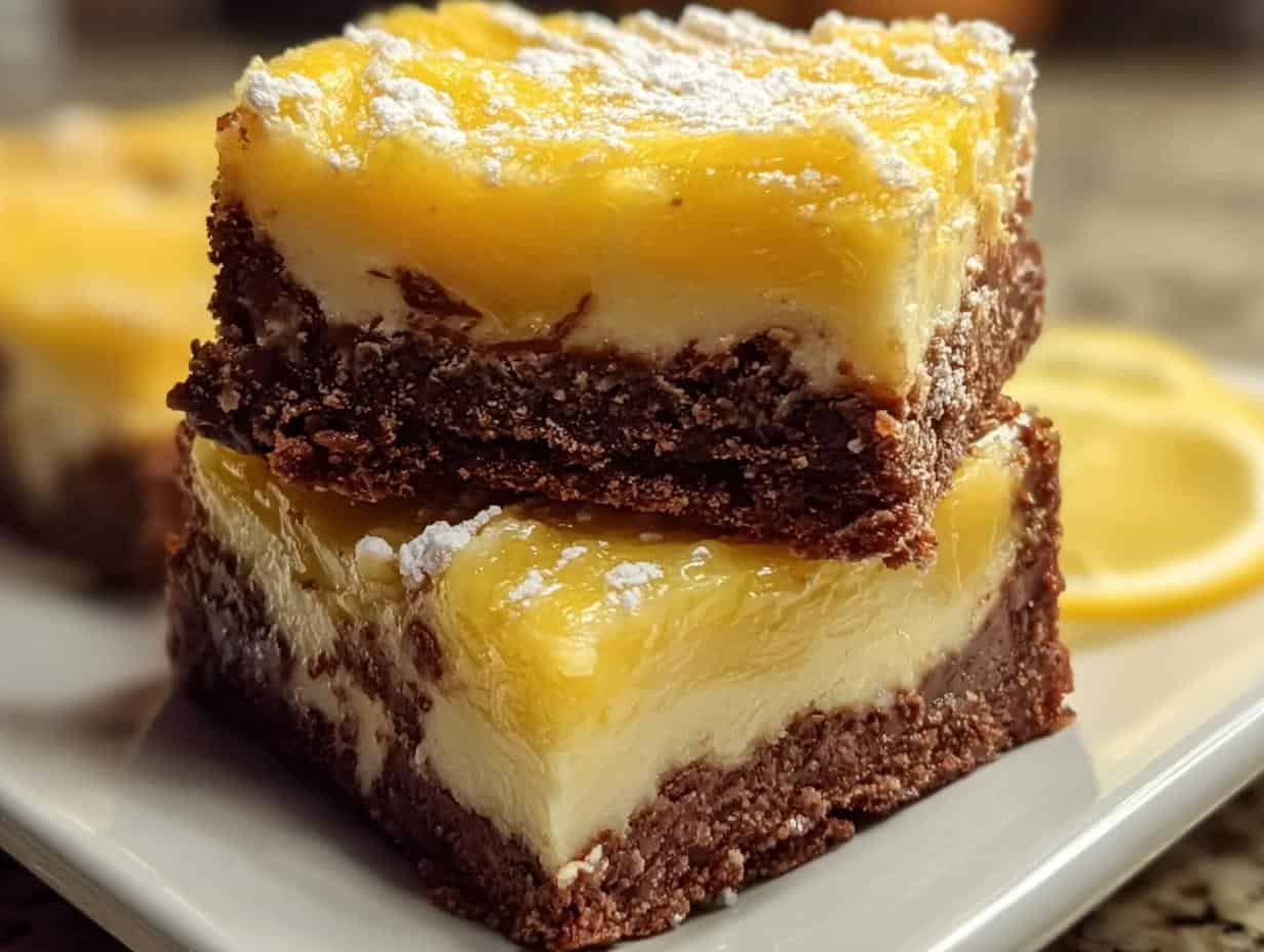 Zesty Lemon Brownie Bars: 1 Amazing Treat 4 Zesty Lemon Brownie Bars: 1 Amazing Treat - Lemon Brownie Bars Zesty - additional detail