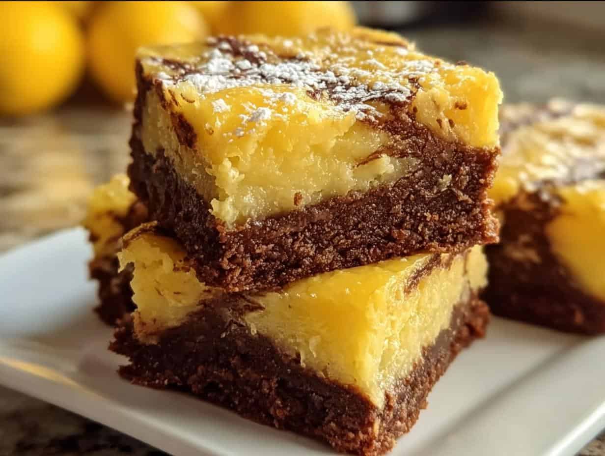 Zesty Lemon Brownie Bars: 1 Amazing Treat 5 Zesty Lemon Brownie Bars: 1 Amazing Treat - Lemon Brownie Bars Zesty - additional detail