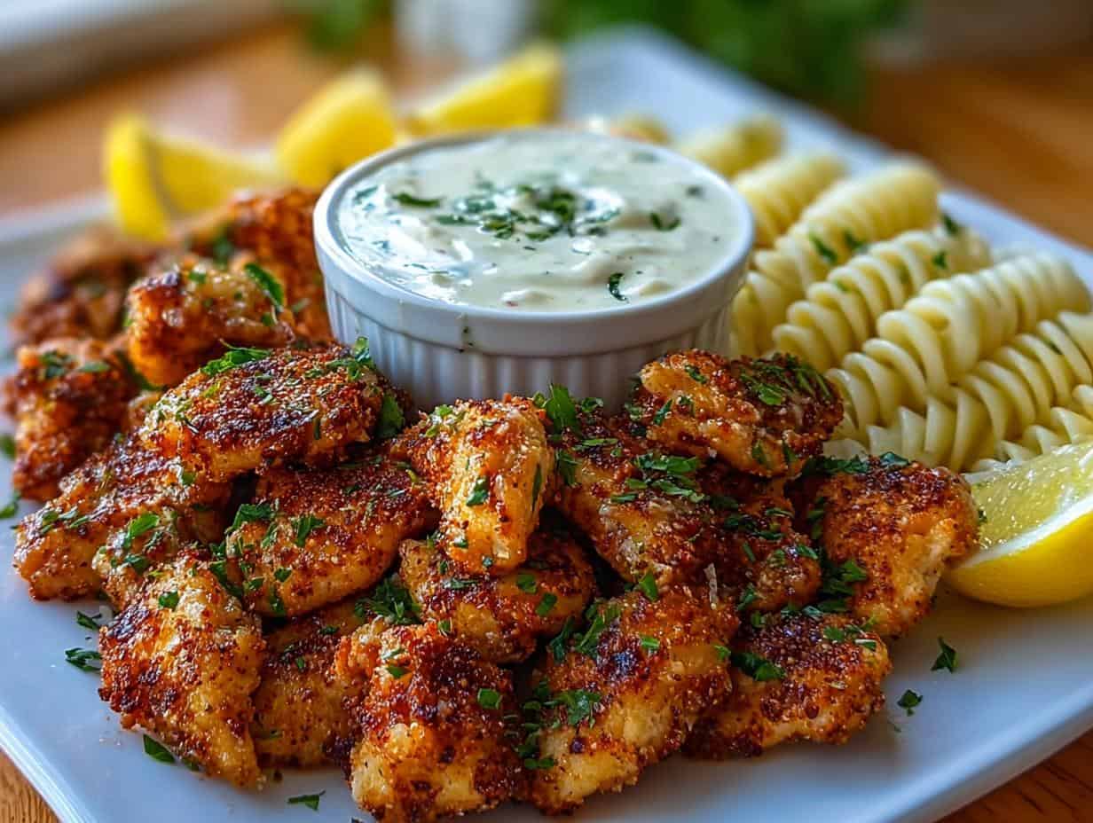 Lemon Cajun Chicken Bites