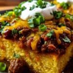 Loaded Chili Cheese Cornbread