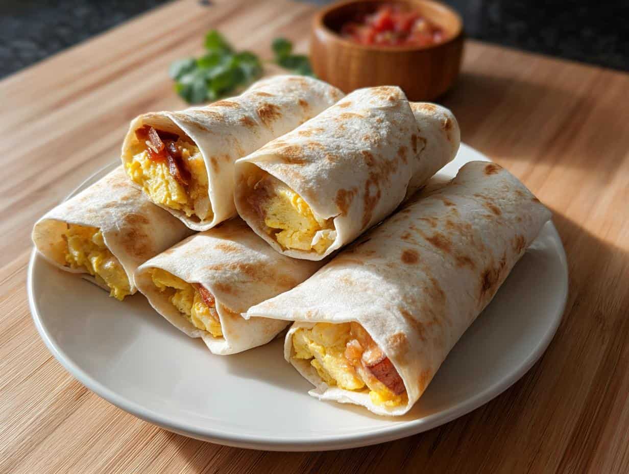 Mini Breakfast Burritos: 4 Flavorful Bites - Mini Breakfast Burritos - additional detail