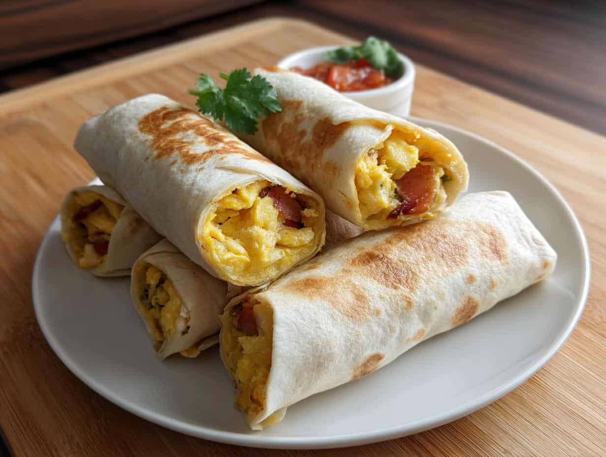 Mini Breakfast Burritos: 4 Flavorful Bites - Mini Breakfast Burritos - additional detail