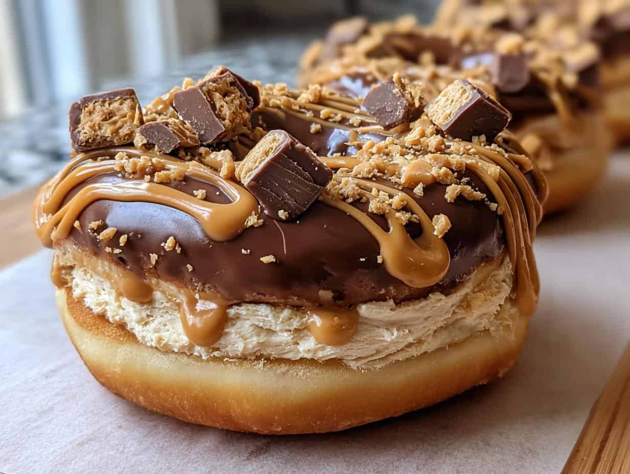 Peanut Butter Cheesecake Donut