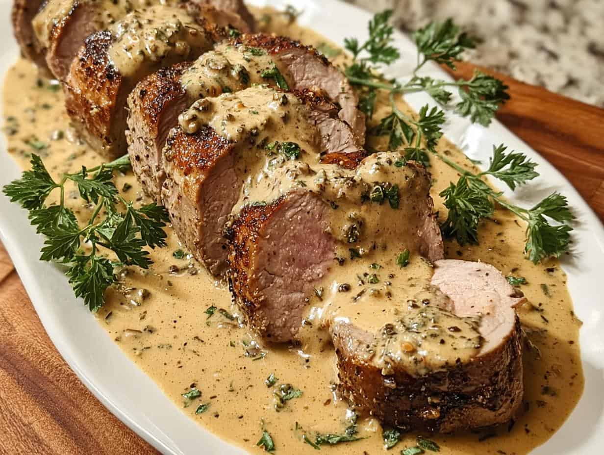 Perfect Pork Tenderloin Dijon Cream 5 Perfect Pork Tenderloin Dijon Cream - Pork Tenderloin Dijon Cream - main visual representation