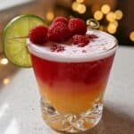 Raspberry Passionfruit Tequila Sour