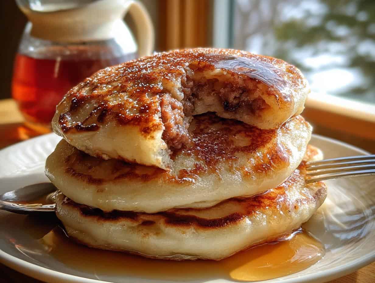 Sausage Pancakes Breakfast