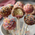 Birthday Cake Pops Deliciously