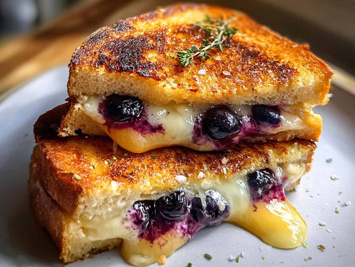 Blueberry Grilled Cheese Sweet