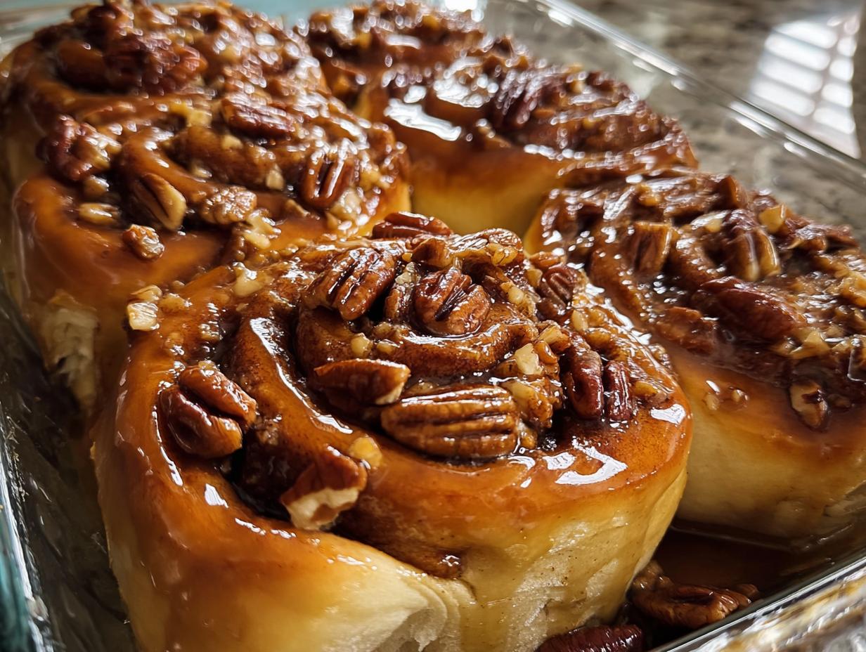 Butter Pecan Cinnamon Buns: 1 Glorious Recipe 5 Butter Pecan Cinnamon Buns: 1 Glorious Recipe - Butter Pecan Cinnamon Buns - additional detail