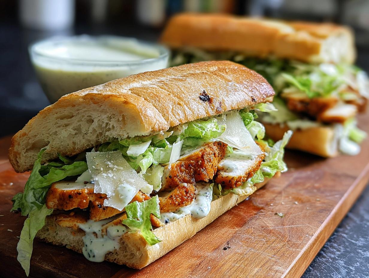 Chicken Caesar Sandwich Lunch: 10 Min Masterpiece 5 Chicken Caesar Sandwich Lunch: 10 Min Masterpiece - Chicken Caesar Sandwich Lunch - main visual representation