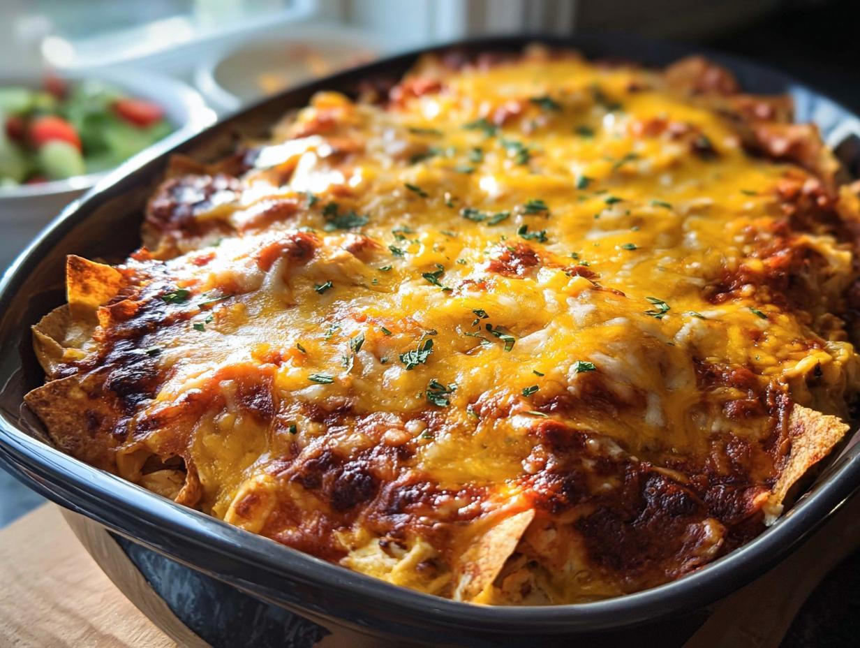Amazing Chicken Enchilada Casserole for Dinner - Chicken Enchilada Casserole For - main visual representation