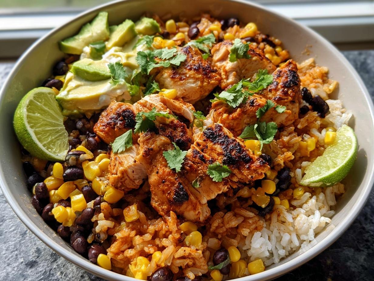 Mexican Chicken Rice Bowl: Amazing Flavor 5 Mexican Chicken Rice Bowl: Amazing Flavor - Chicken Rice Bowl Mexican - additional detail