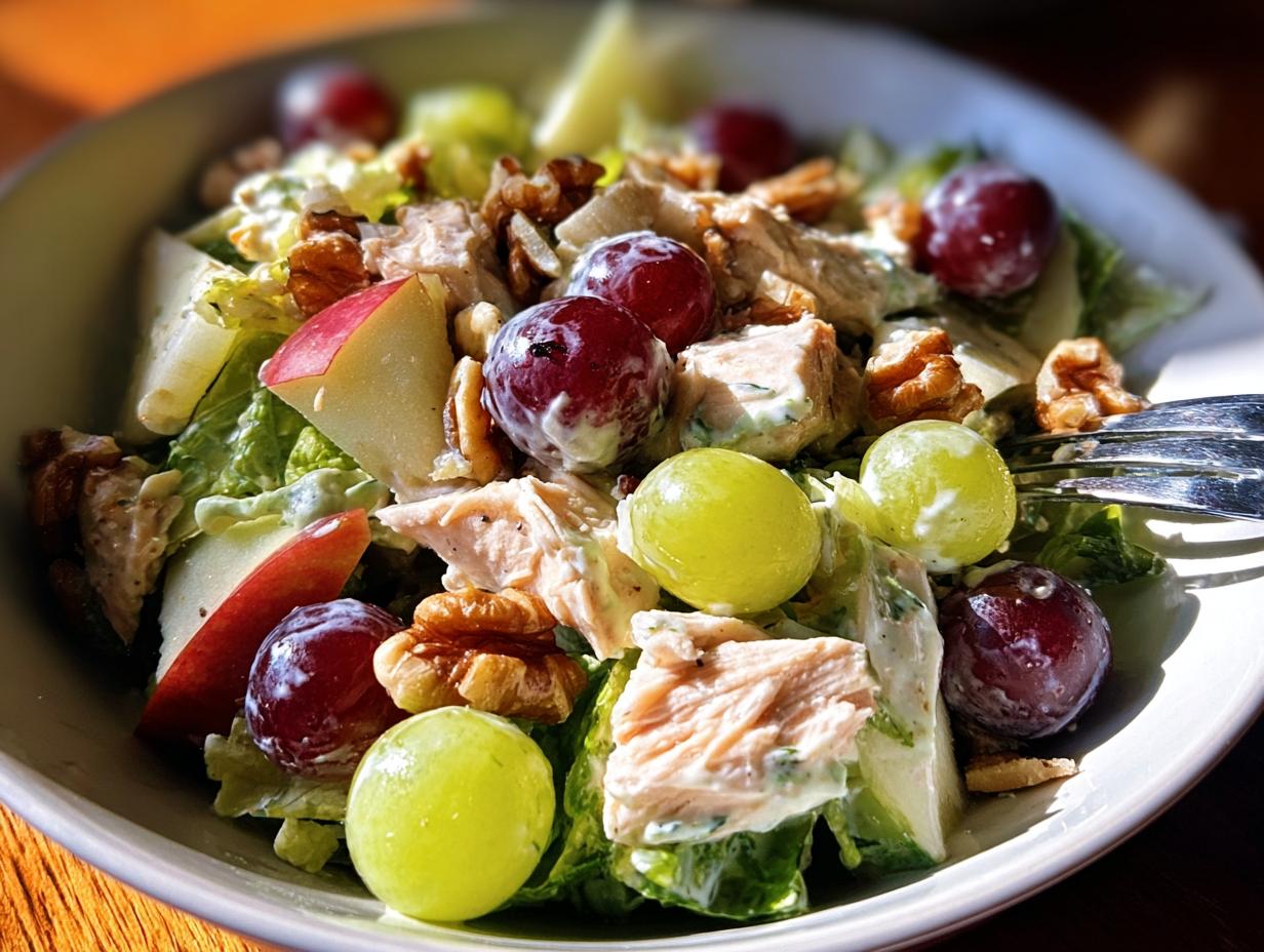 Chicken Waldorf Salad: 10-min Delight - Chicken Waldorf Salad - additional detail