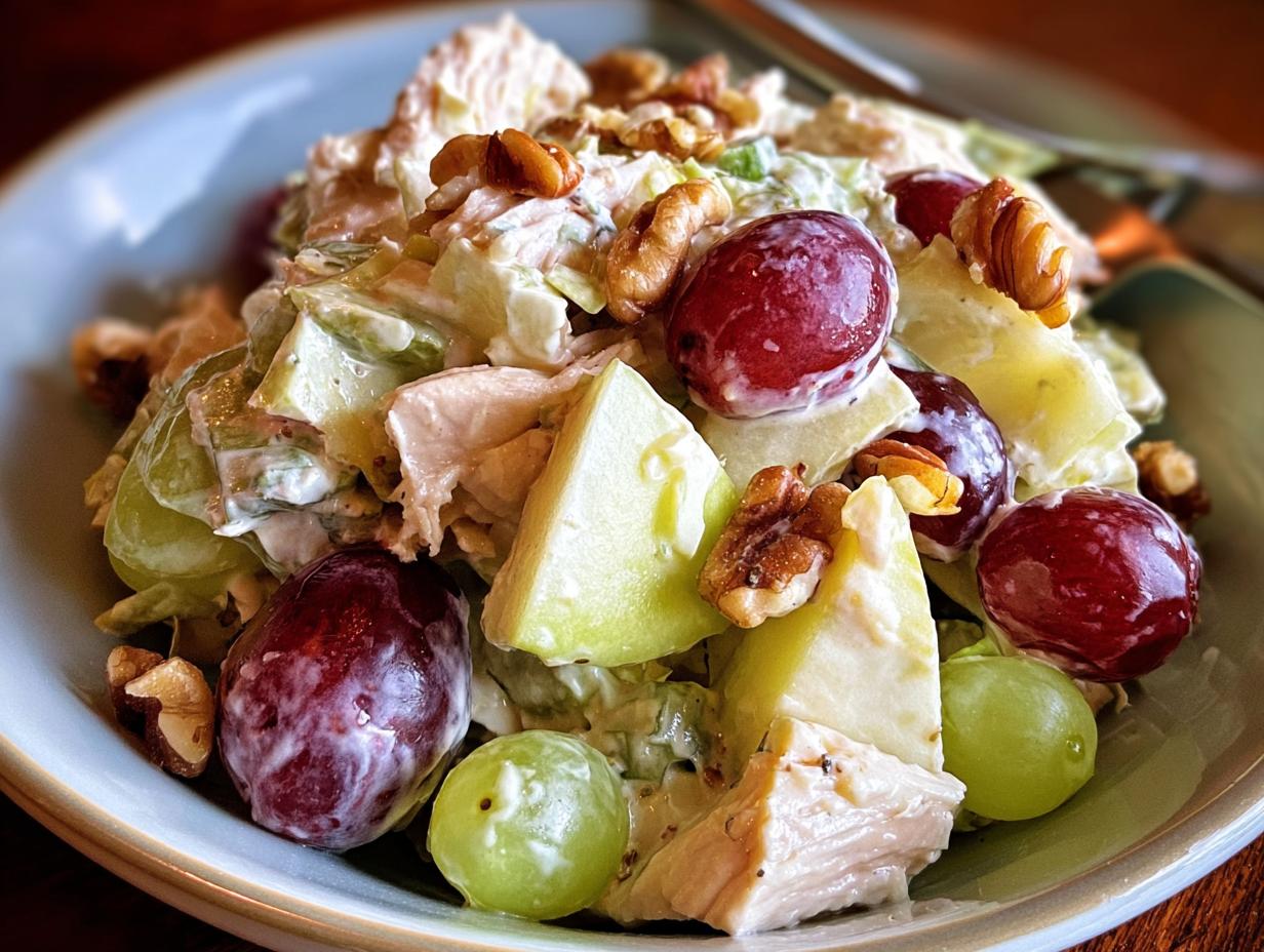 Chicken Waldorf Salad: 10-min Delight - Chicken Waldorf Salad - additional detail