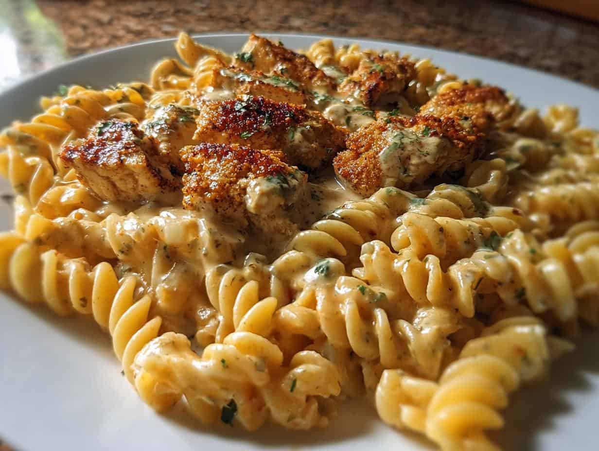 Creamy Cajun Chicken Rotini