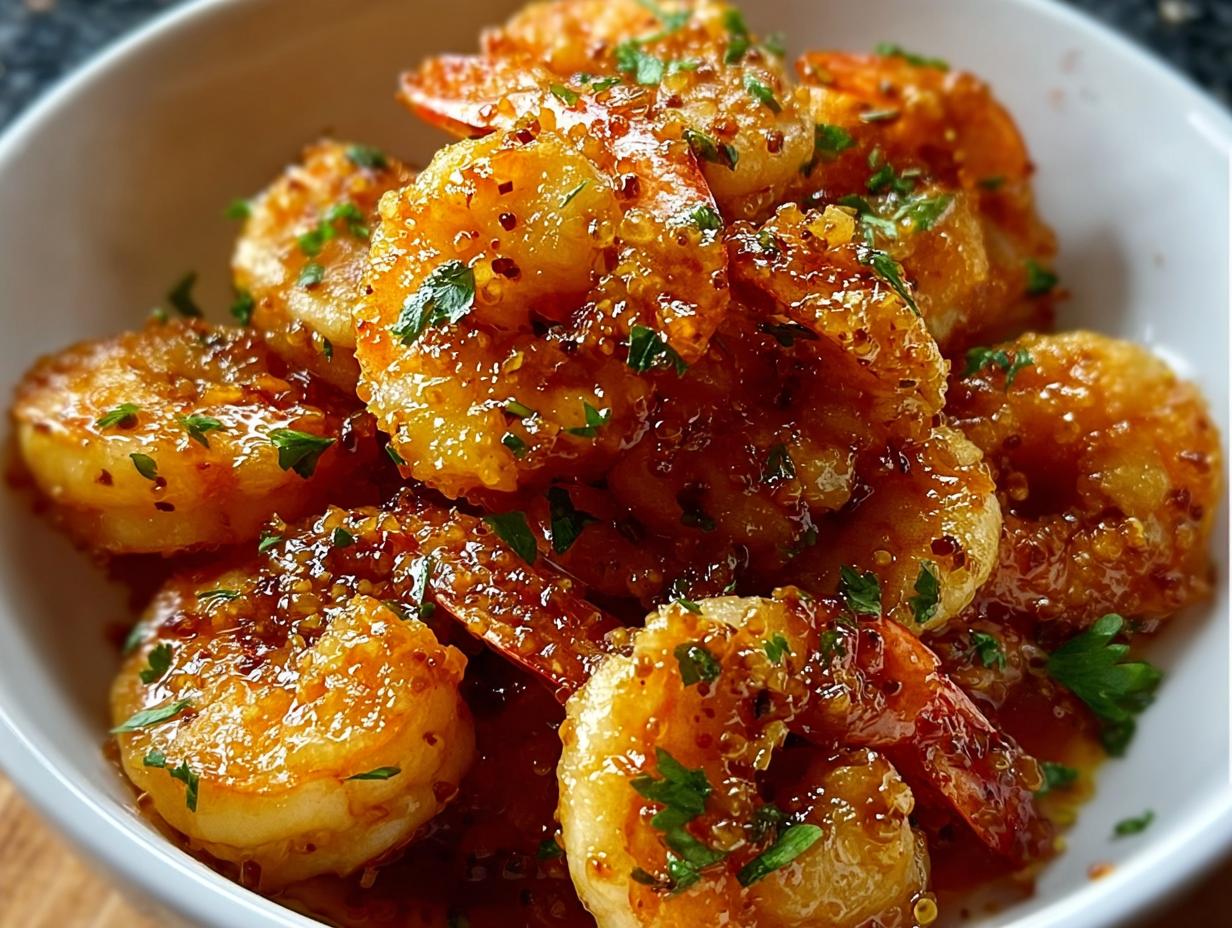 Crispy Honey Glazed Shrimp