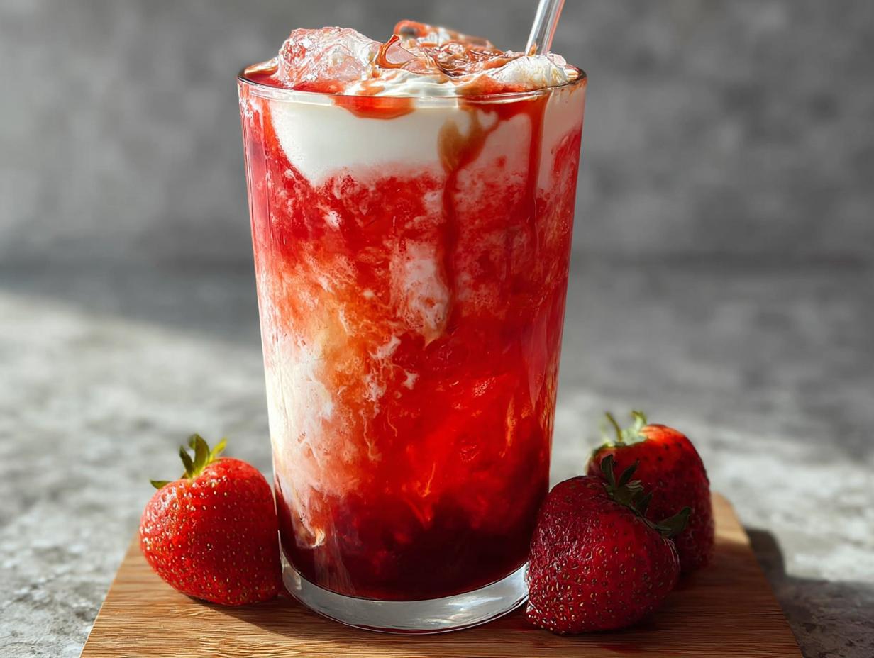 Dirty Strawberry Soda Refreshing Delight 4 Dirty Strawberry Soda Refreshing Delight - Dirty Strawberry Soda Refreshing - additional detail