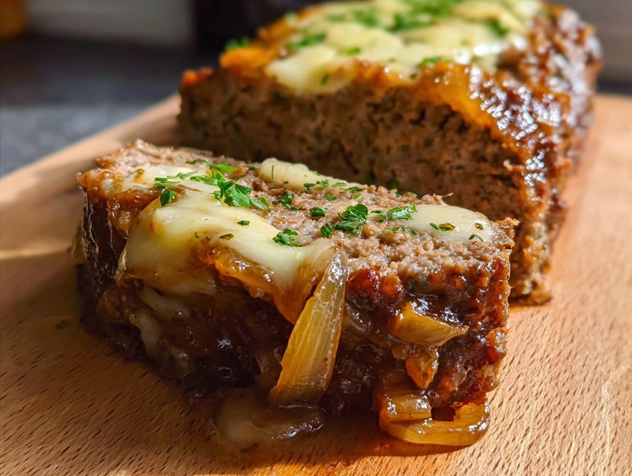 French Onion Meatloaf Melted