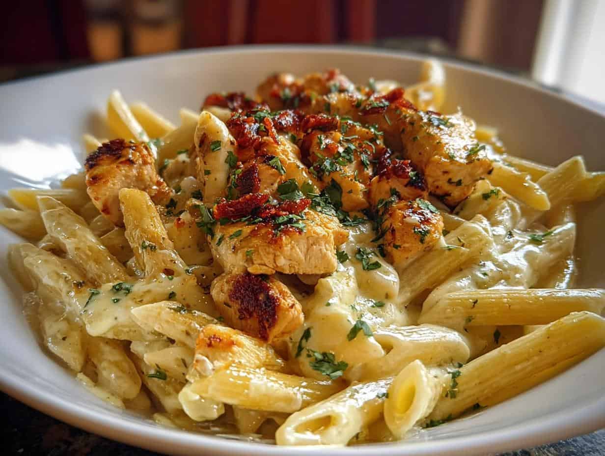 Garlic Butter Chicken Penne