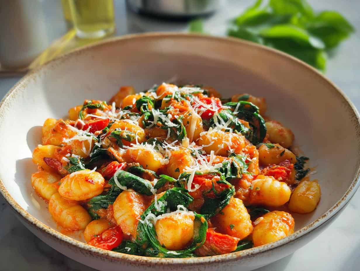 Gnocchi Pan Tomato Spinach