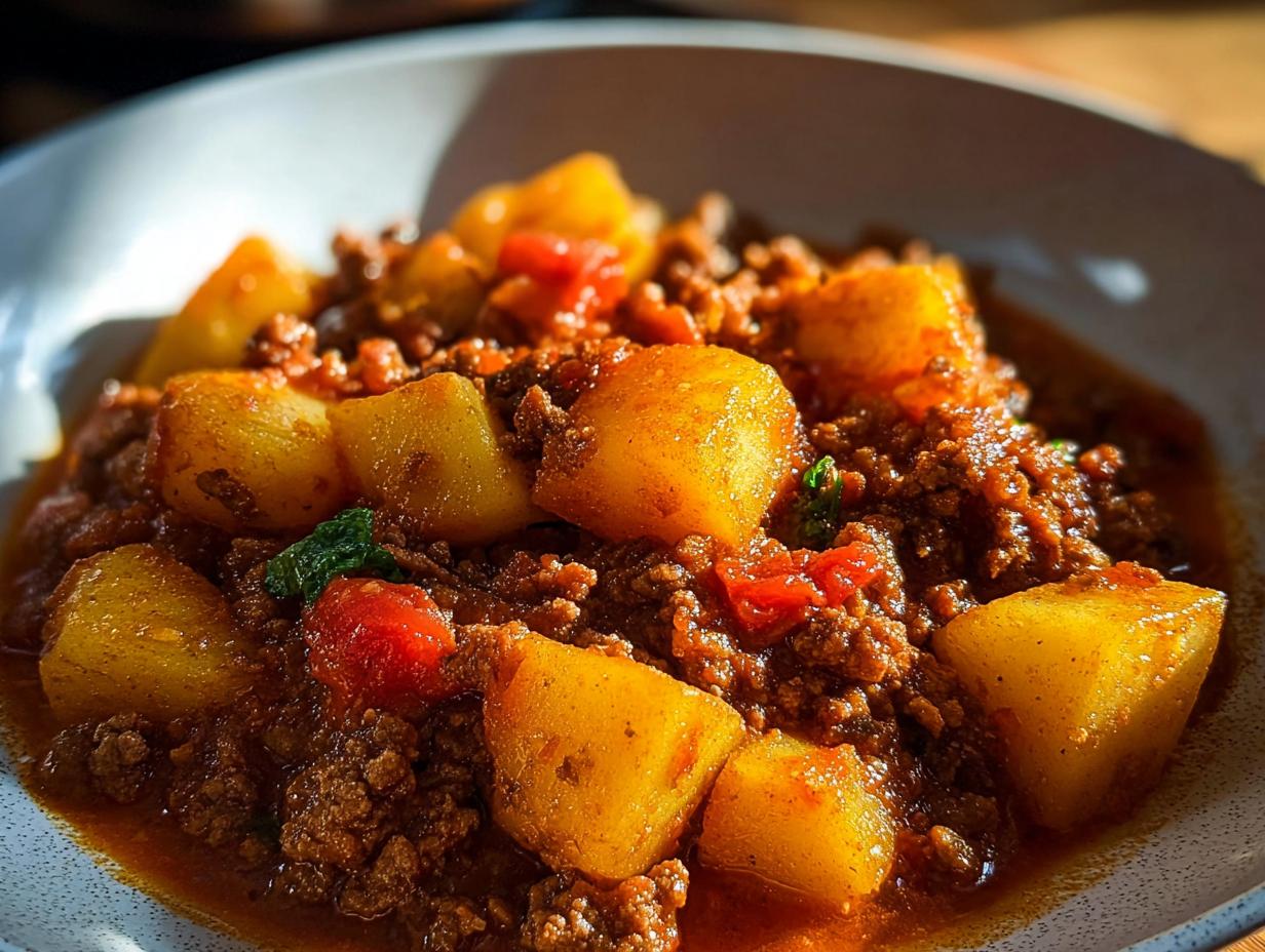 Ground Beef Potatoes Picadillo: 1 Amazing Skillet 4 Ground Beef Potatoes Picadillo - Ground Beef Potatoes Picadillo - additional detail