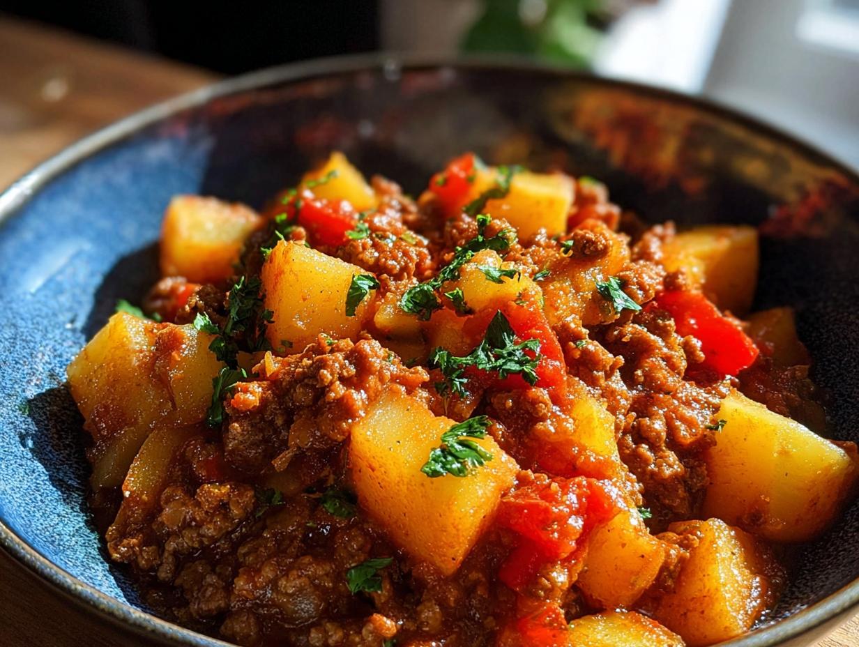 Ground Beef Potatoes Picadillo: 1 Amazing Skillet 5 Ground Beef Potatoes Picadillo - Ground Beef Potatoes Picadillo - additional detail