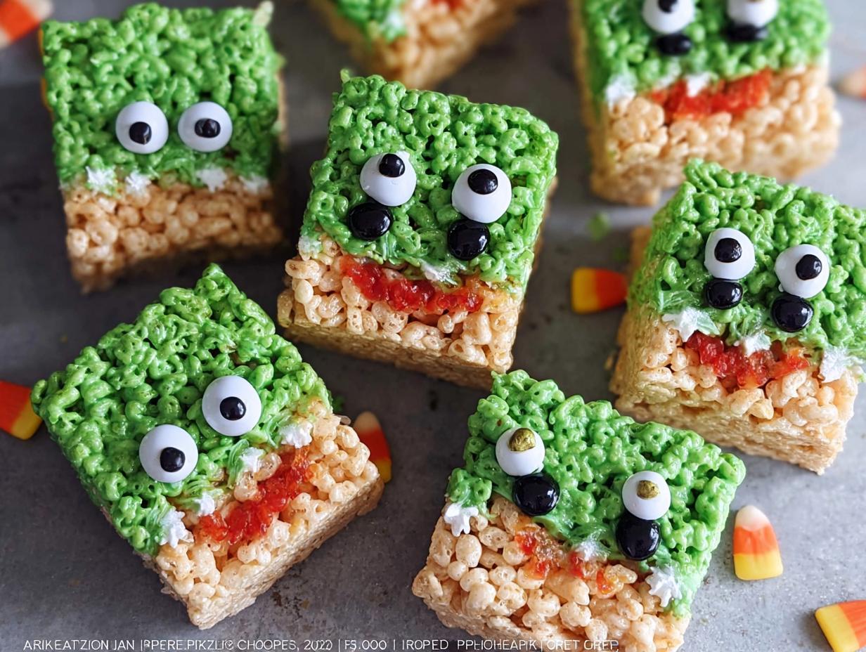 Monster Rice Krispies Treats