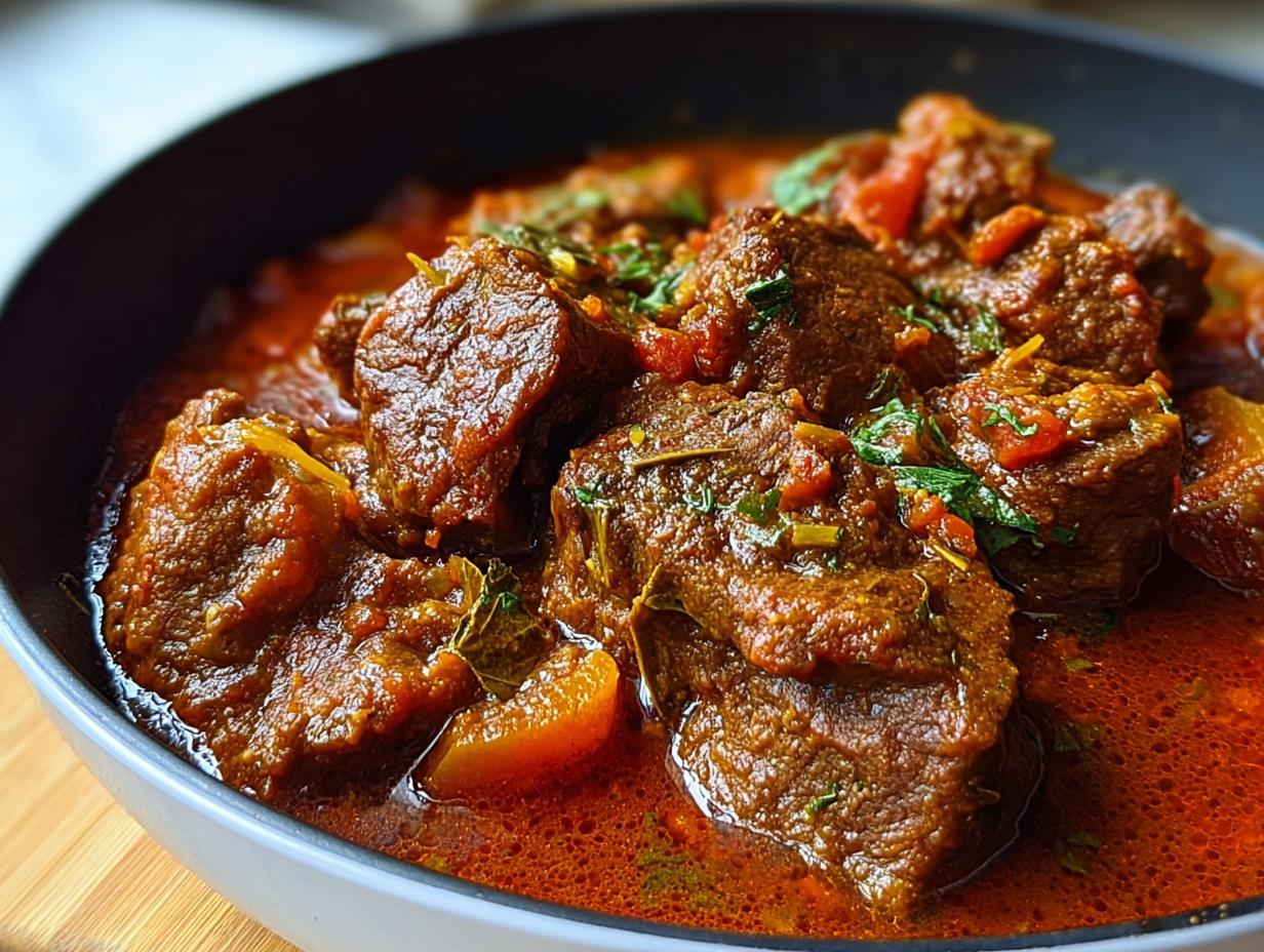 Nigerian Beef Stew Rich