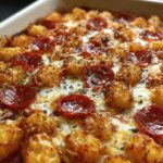 Pepperoni Pizza Tater Tot