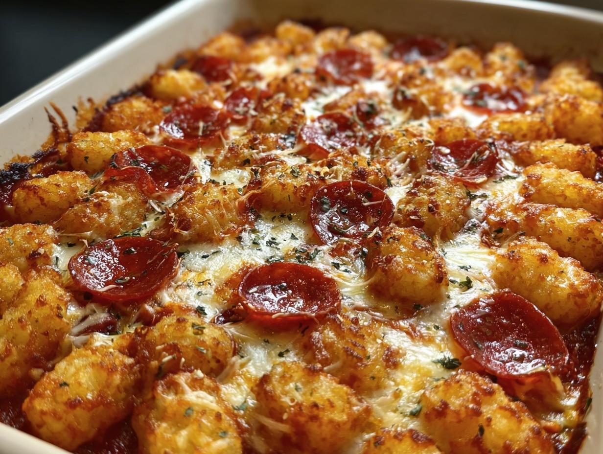Pepperoni Pizza Tater Tot