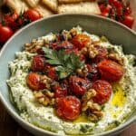 Pesto Whipped Feta Dip