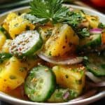 Pineapple Cucumber Salad Refreshing