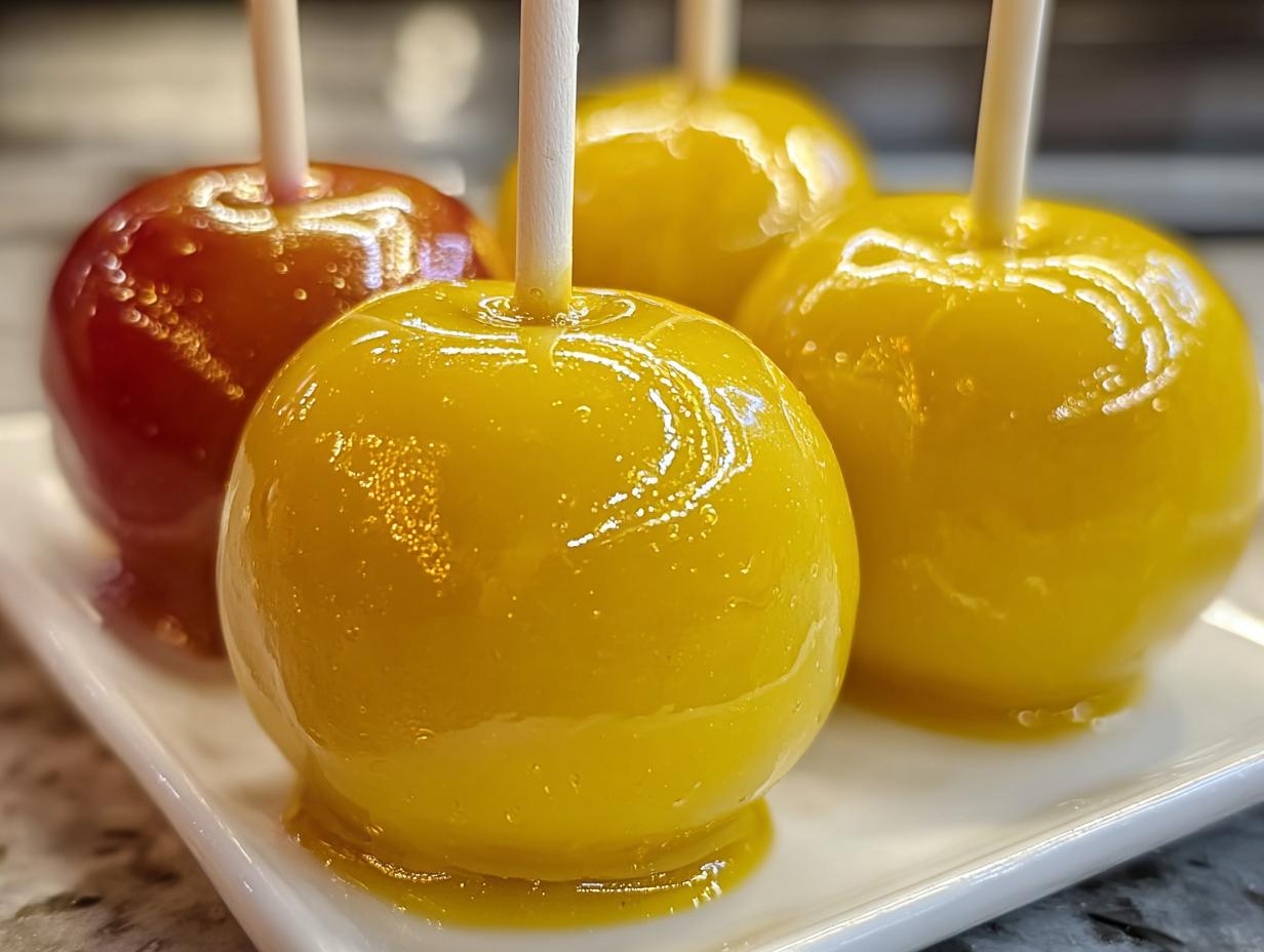 Pineapple Lemonade Candy Apples Perfected 6 Ways - Pineapple Lemonade Candy Apples - additional detail