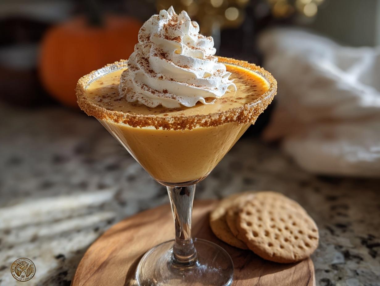 Pumpkin Martini Fall Cocktail