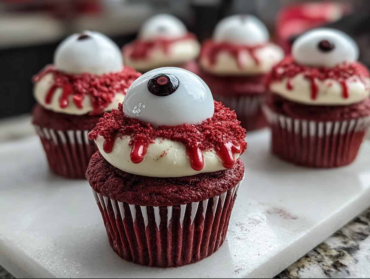 Red Velvet Halloween Eyeball Magic - Red Velvet Halloween Eyeball - additional detail