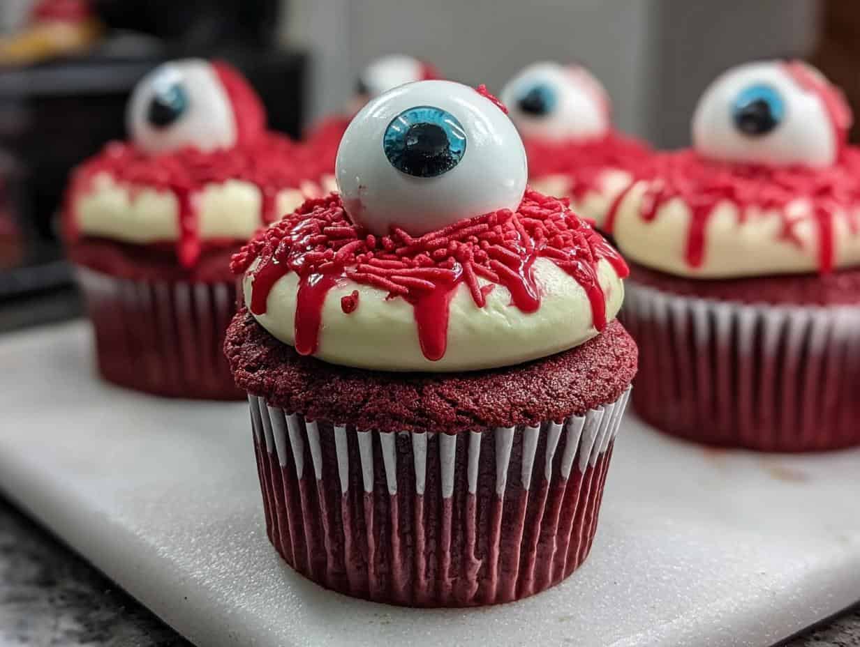 Red Velvet Halloween Eyeball Magic - Red Velvet Halloween Eyeball - additional detail