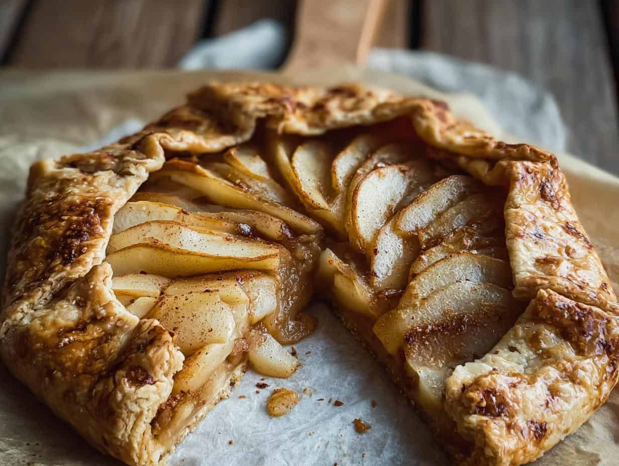 Spiced Pear Galette: 1 Easy Autumn Delight - Spiced Pear Galette - additional detail
