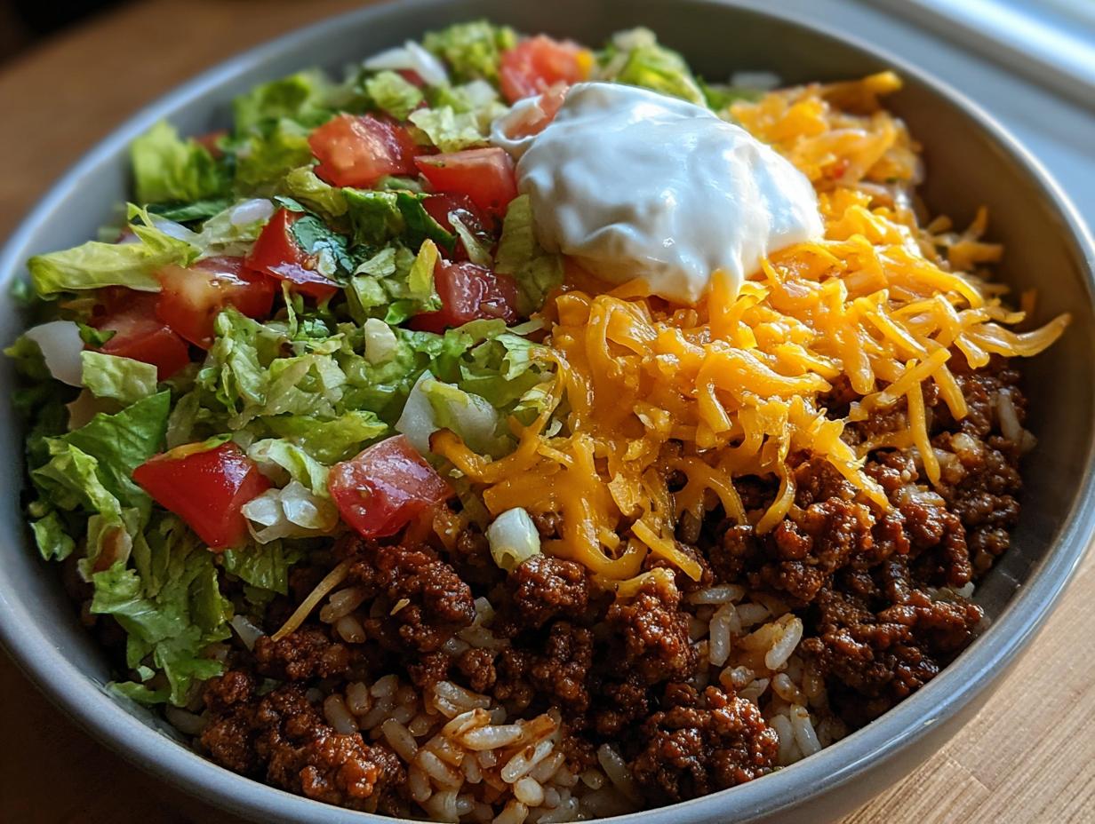 Taco Rice Bowl: Quick 1-Hour Flavor Explosion - Taco Rice Bowl - additional detail