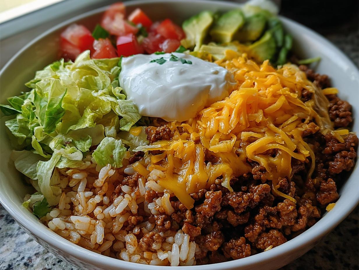 Taco Rice Bowl