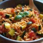 Zucchini Tomato Rice One