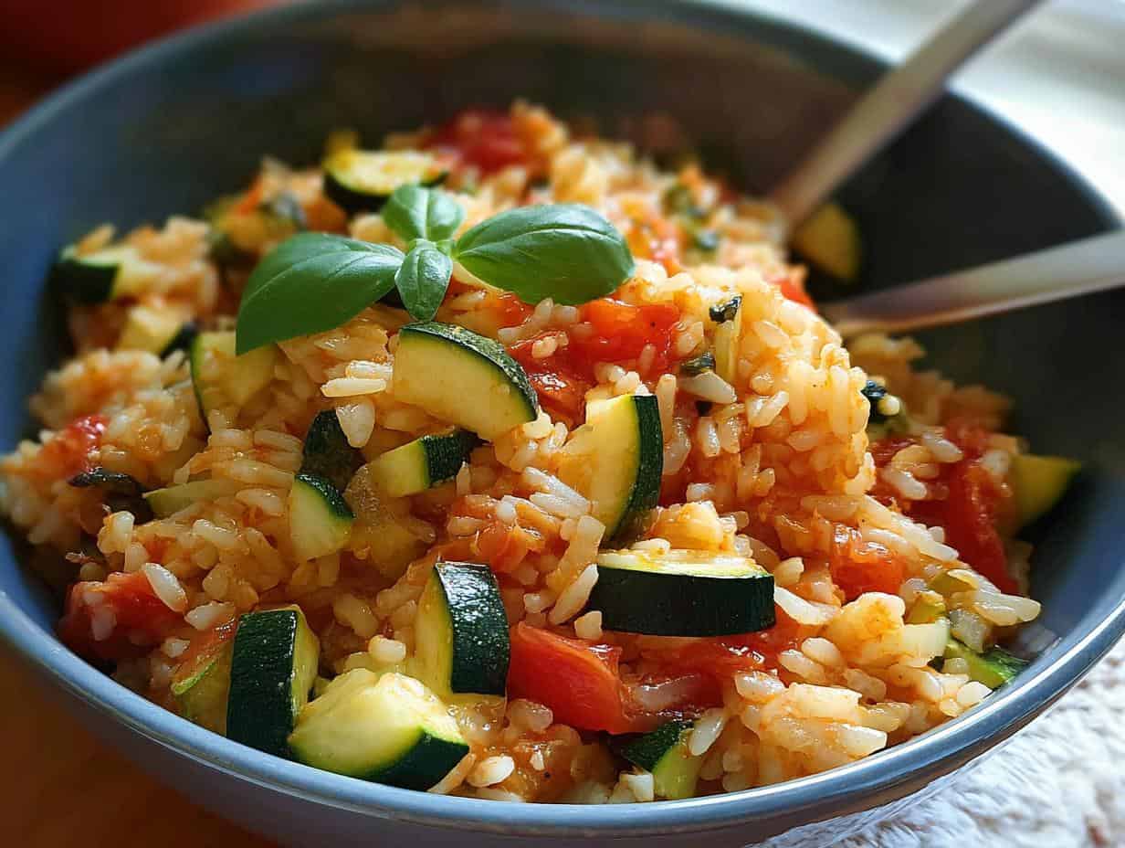 Zucchini Tomato Rice One: Amazing Easy Dinner 4 Zucchini Tomato Rice One: Amazing Easy Dinner - Zucchini Tomato Rice One - additional detail