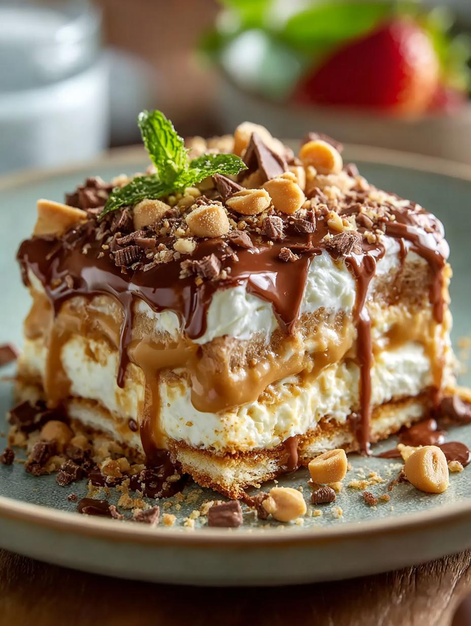 Bake Peanut Butter Lasagna: 5 Layers of Delight - Bake Peanut Butter Lasagna - additional detail