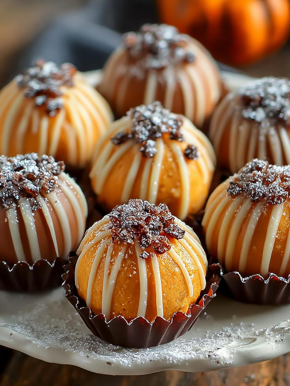 Bake Pumpkin Cheesecake Truffles: 5 Irresistible Bites 5 Bake Pumpkin Cheesecake Truffles: 5 Irresistible Bites - Bake Pumpkin Cheesecake Truffles - additional detail